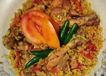 Easiest Way to Make Tasty 1 pot Jhatpat Chicken Khichri with Lentil