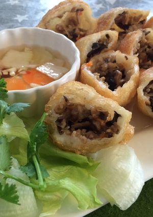 Hình của món Bánh rán mặn.
