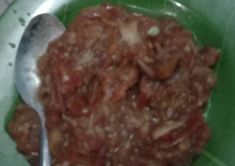 Sambal terasi teman ayam gorengš¤£