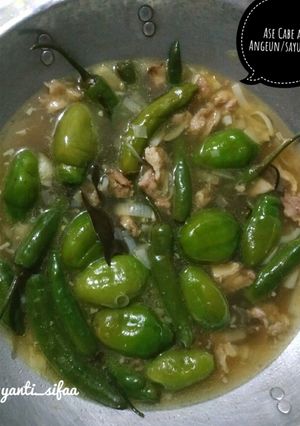 Foto resep Sayur AC (Angeun Cabe) Ase