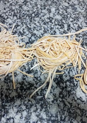 Una foto de Fideos caseros