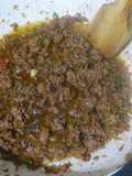 Carne de res molida y sofrita