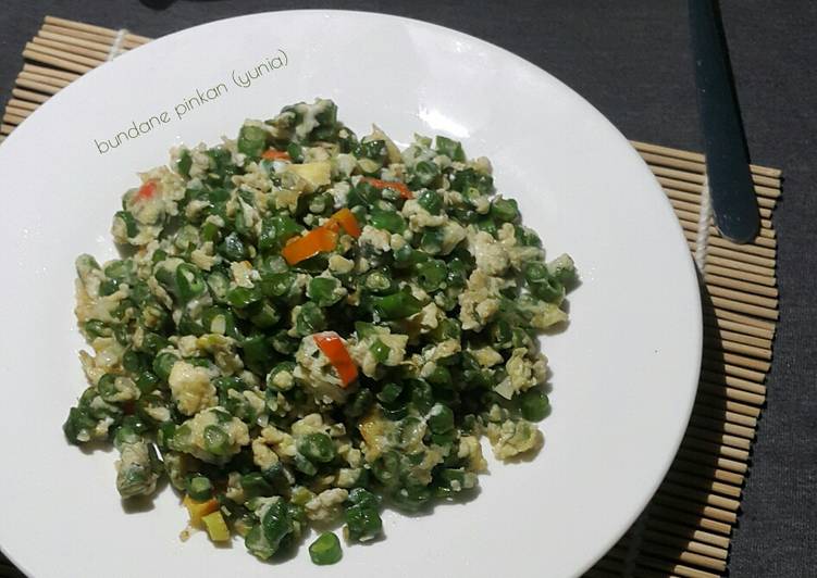 Resep #163 Orak arik kacang panjang telor yang Bikin Ngiler