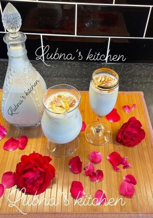 A picture of THANDAI DRINK: (COOLING DRINK): 🥛🍹.