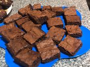 Una foto de brownie con nesquik