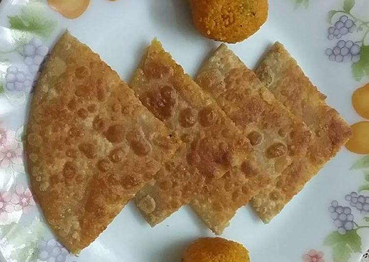 Recipe of Super Quick Homemade Ladoo paratha