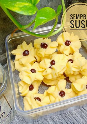Foto resep Semprit susu 3 bahan