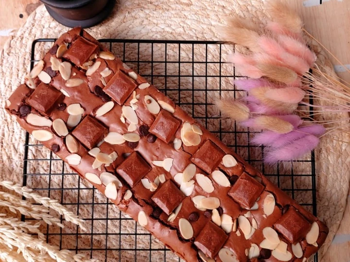 Langkah Mudah untuk Menyiapkan Resep Brownies shiny n fudge yang  Bikin Ketagihan Anti Ribet, Sempurna