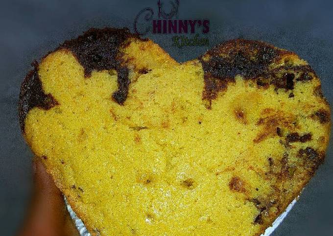 Recipe of Speedy Chocolate vanilla love cake