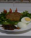 Filete ruso con ensalada