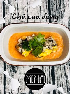 Hình của món Chả cua đồng-ăn dặm.