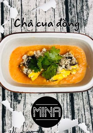 Hình của món Chả cua đồng-ăn dặm.