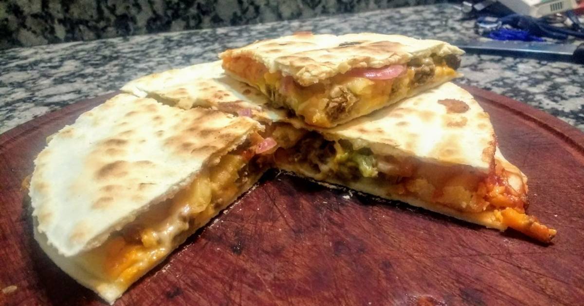 Quesadillas de carne y queso 61 recetas caseras Cookpad