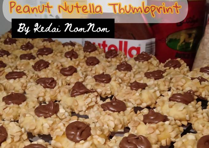 Resep Peanut nutella thumbprint Anti Gagal