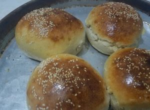 صورة لوصفة خبز البرجر