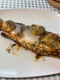 Bars Farcis Curry, Miso et Citron Confit