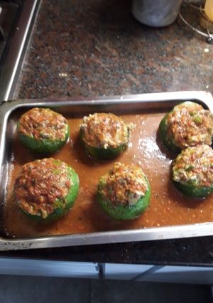 Una foto de Zapallitos rellenos