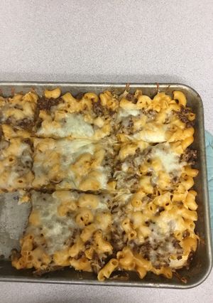 A picture of Hamburger helper bake.