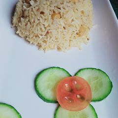 Kabuli chana pulao A picture of Kabuli chana pulao.