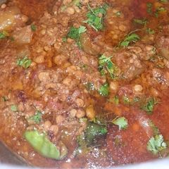 A picture of Lauki chana daal.