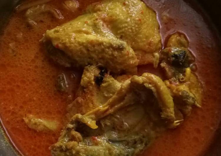 Langkah Mudah untuk Menyiapkan Gulai ayam Padang ala Saya 😊😊😊 Anti Gagal