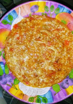 A picture of Stuffed Bell Pepper Soup.