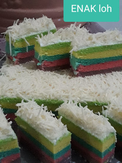 Foto resep Bolu kukus pelangi