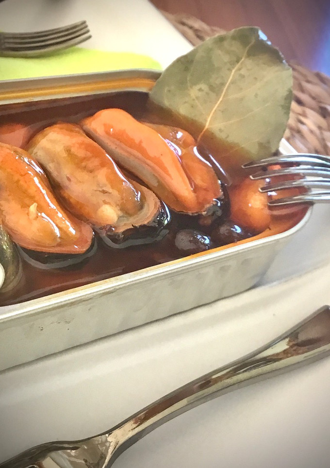 Una foto de Mejillones en escabeche