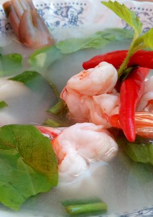 รูปของ ต้มยำกุ้งน้ำใส #อาหารคลีน #ทำง่าย #ไม่ใส่ผงชูรส