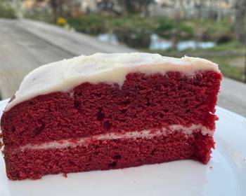 Easy Prepare Recipe Red Velvet Cake Yummy