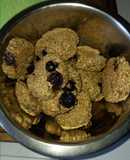 Galletas de avena y arándanos sin harina