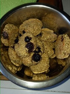 Una foto de Galletas de avena y arándanos sin harina