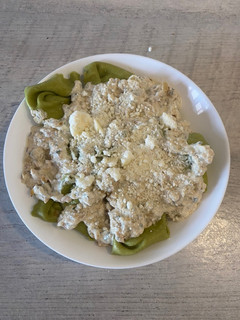 Una foto de Pasta cremosa con atún