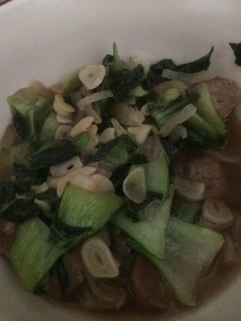 Cara Mudah Membuat Resep Tumis pakcoy baso sapi yang Lezat