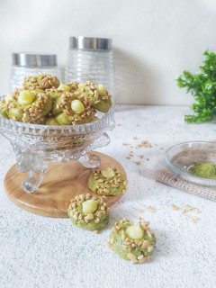 Foto resep Matcha thumbprint cookies