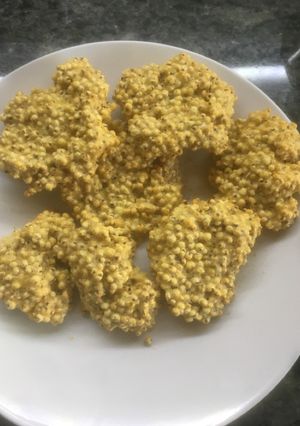 Una foto de Galletas quinoa inflada