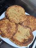 Hotcakes de banana, avena y harina integral