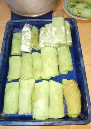 Foto resep Dadar gulung pandan nangka