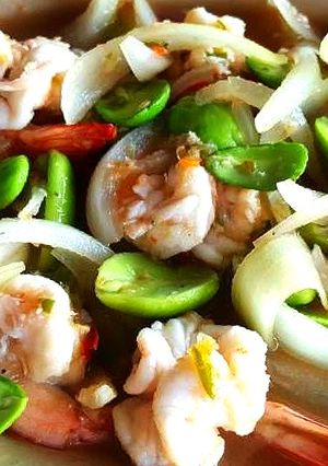 รูปของ สะตอผัดกะปิกุ้งสด