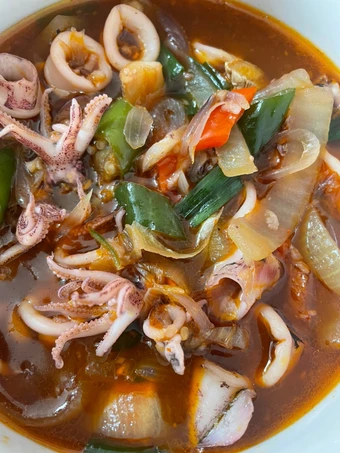 Cara Mudah Membuat Resep Cumi mentega saos tiram yang Uenak Anti Ribet, Sempurna