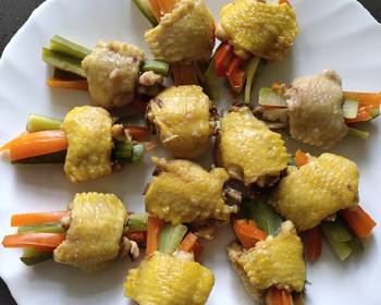 Popular Cuisine Stuffed Wings Delicious