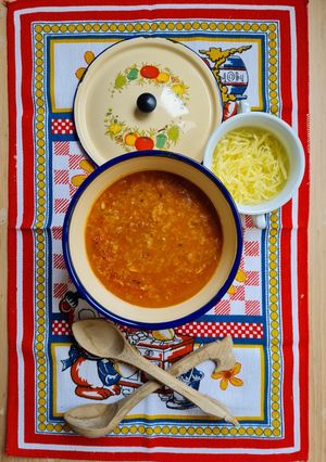 Una foto de Sopa de ajos 🧄 🇪🇸 receta de aprovechamiento