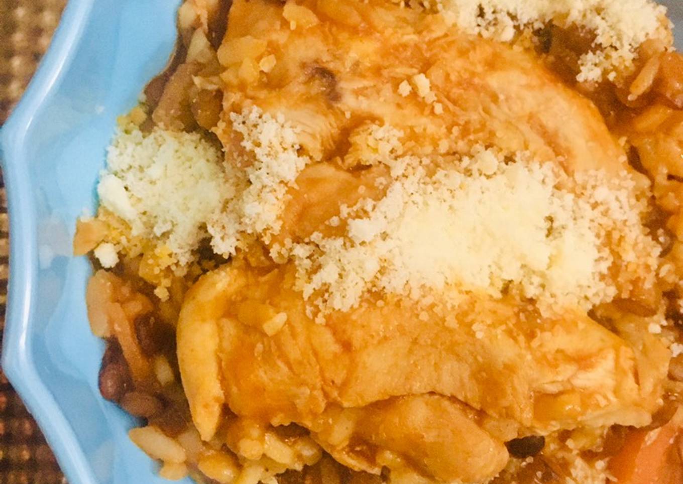 GUISITO 🍲DE ARROZ 🍚Y LENTEJAS 🥙CON POLLO🍗