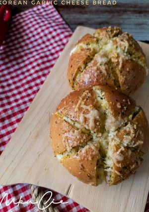 Foto resep Korean Garlic Cheese Bread