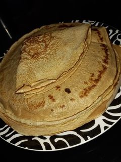 Una foto de Panqueques de avena dulce o salado 🥞 ♡
