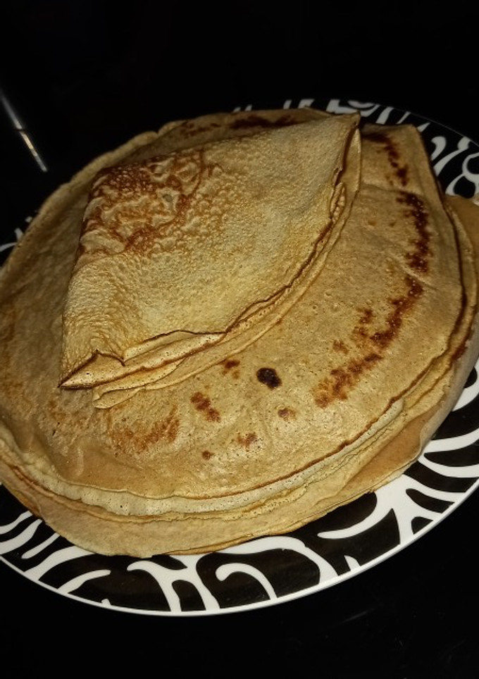 Una foto de Panqueques de avena dulce o salado 🥞 ♡