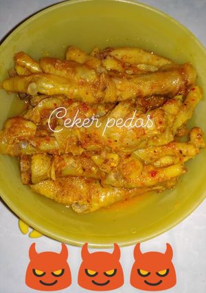 Foto resep Ceker pedas/ ceker presto/ ceker setan
