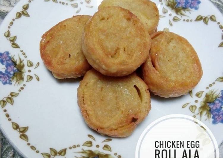 Chicken Egg Roll (Ala Hokben)