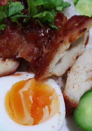 รูปของ ข้าวหมูแดง(ไก่)