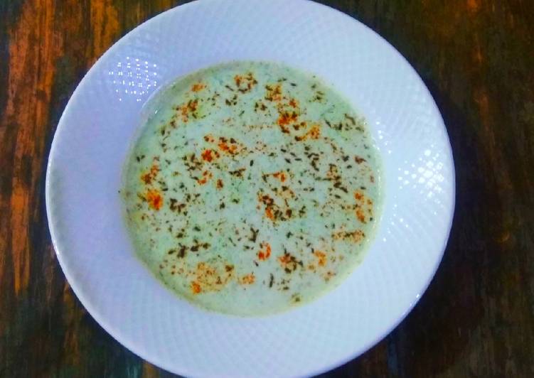 Recipe of Speedy Spinach raita